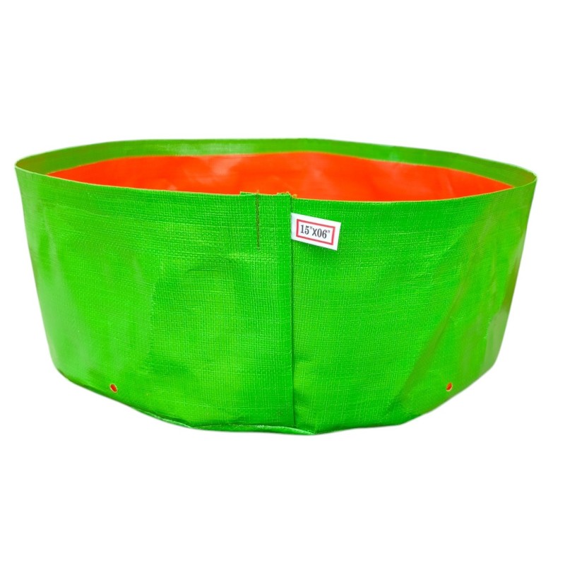 HDPE Grow Bag 15" X 06"(220 GSM)