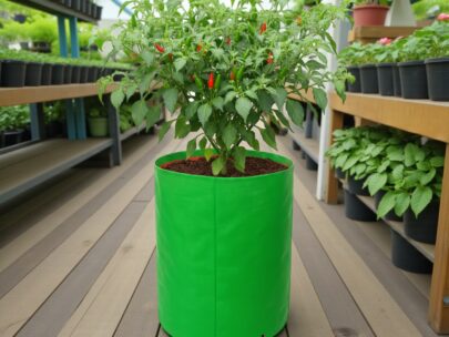 HDPE Round | Circular Grow Bag 09x12 Inch | 220GSM