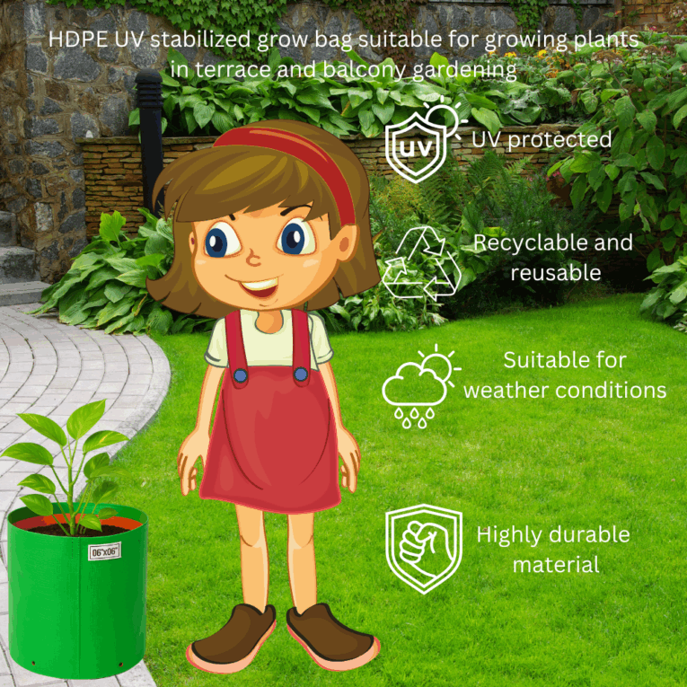 UV-stabilized grow bag