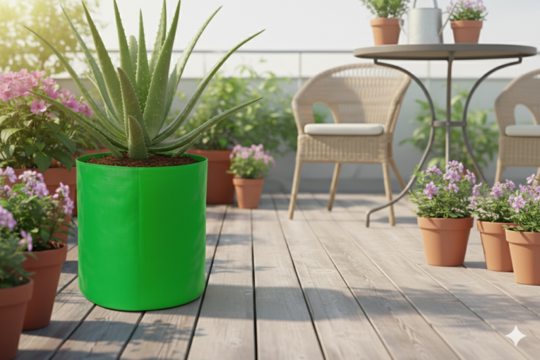 Reusable HDPE grow bags