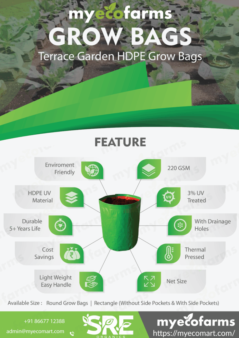 Features of hdpe grow bags