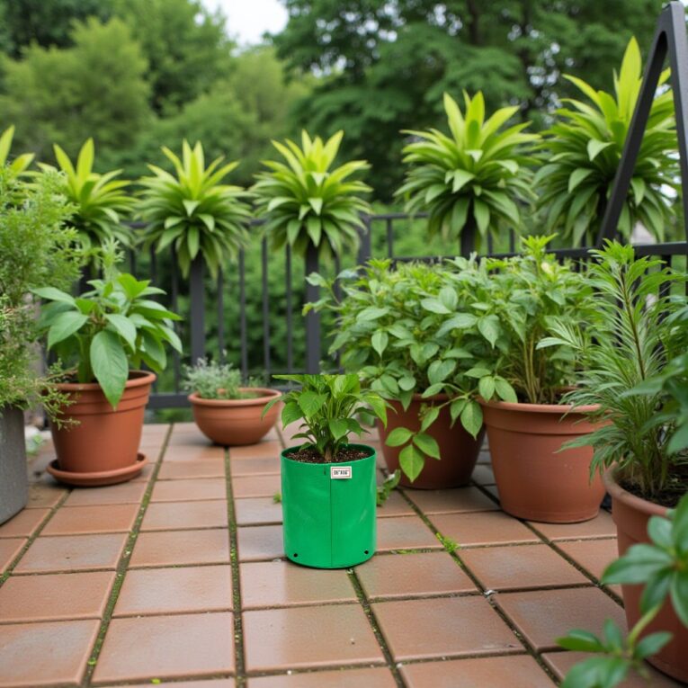 340 gsm grow bags for root vegetables