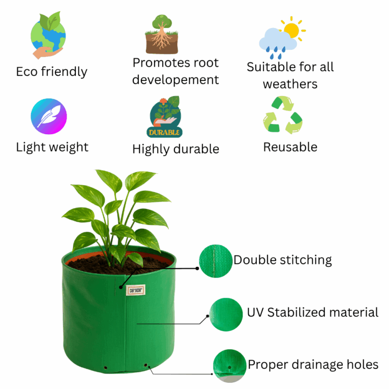 Tear-resistant grow bag