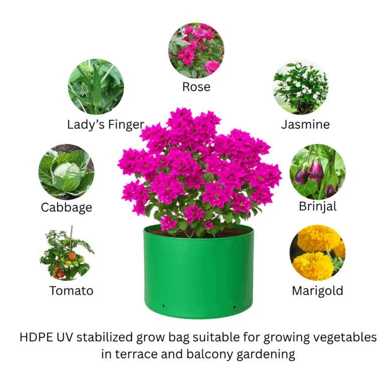 Durable outdoor grow bag