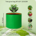 Reusable growing bags for large plants