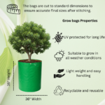 hdpe grow bags 36x36