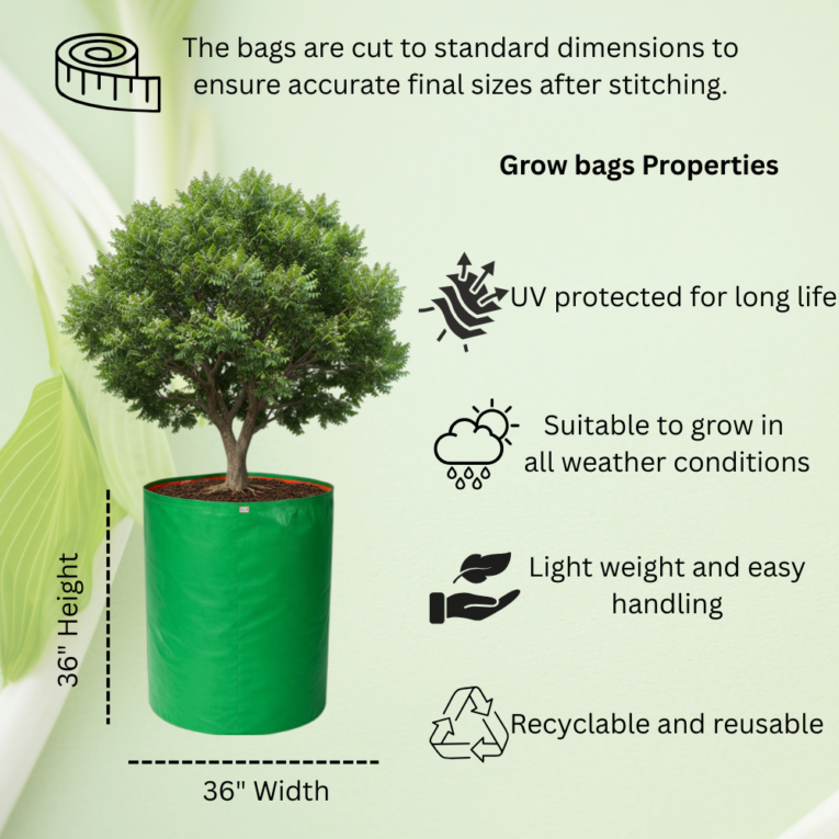 hdpe grow bags 36x36