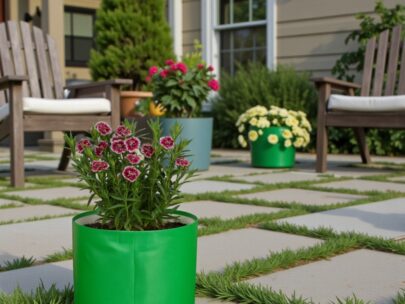 HDPE Round | Circular Grow Bag 12x09 Inch | 340GSM