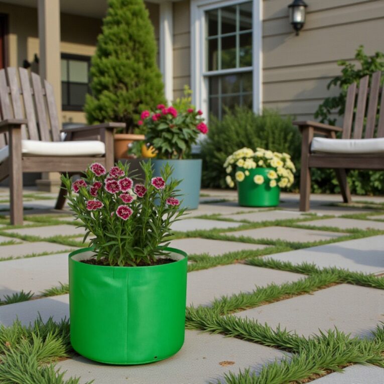 Grow bag for terrace gardening