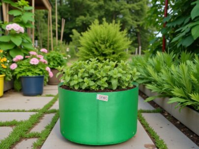 HDPE Round | Circular Grow Bag 12x06 Inch | 340GSM