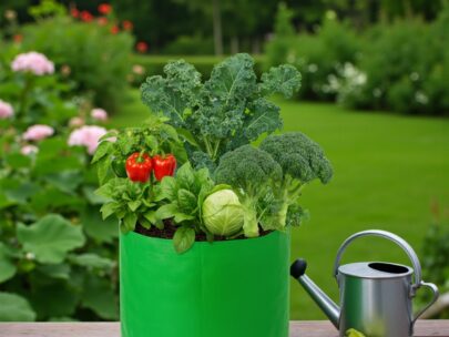 HDPE Round | Circular Grow Bag 12x09 Inch | 220GSM