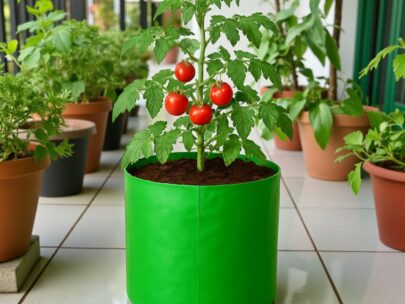 HDPE Round | Circular Grow Bag 12x12 Inch | 340GSM