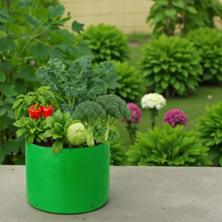 HDPE Grow bags used for growing all kinds of vegetables