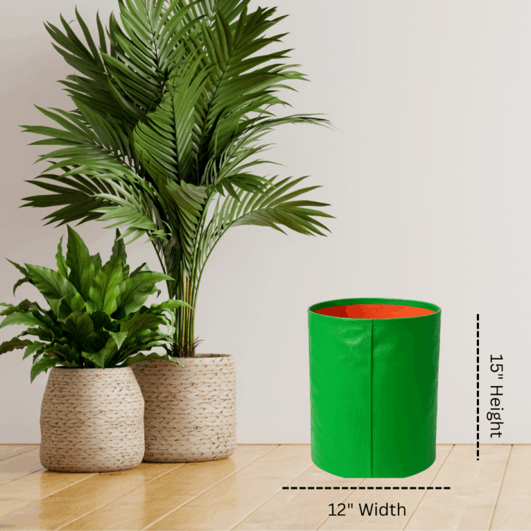 Terrace garden grow bags