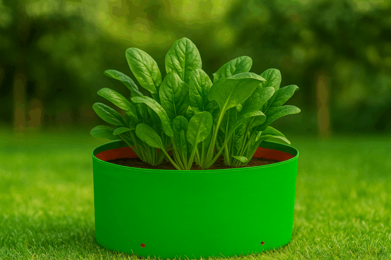 Leafy vegetables grow bags
