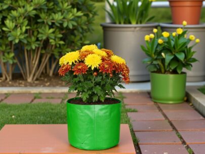 HDPE Round | Circular Grow Bag 15x09 Inch | 340GSM