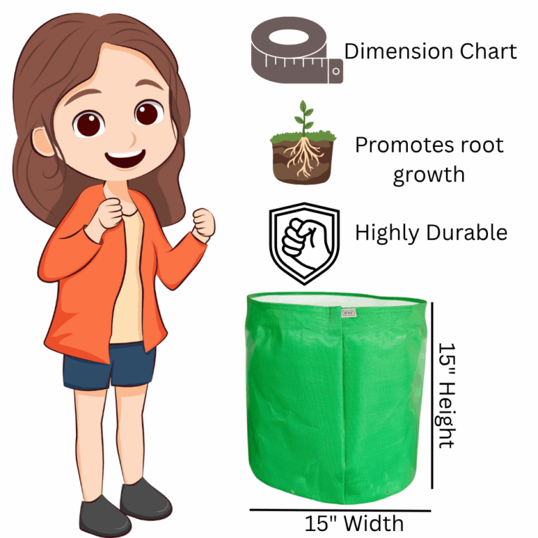 UV stabilized grow bag