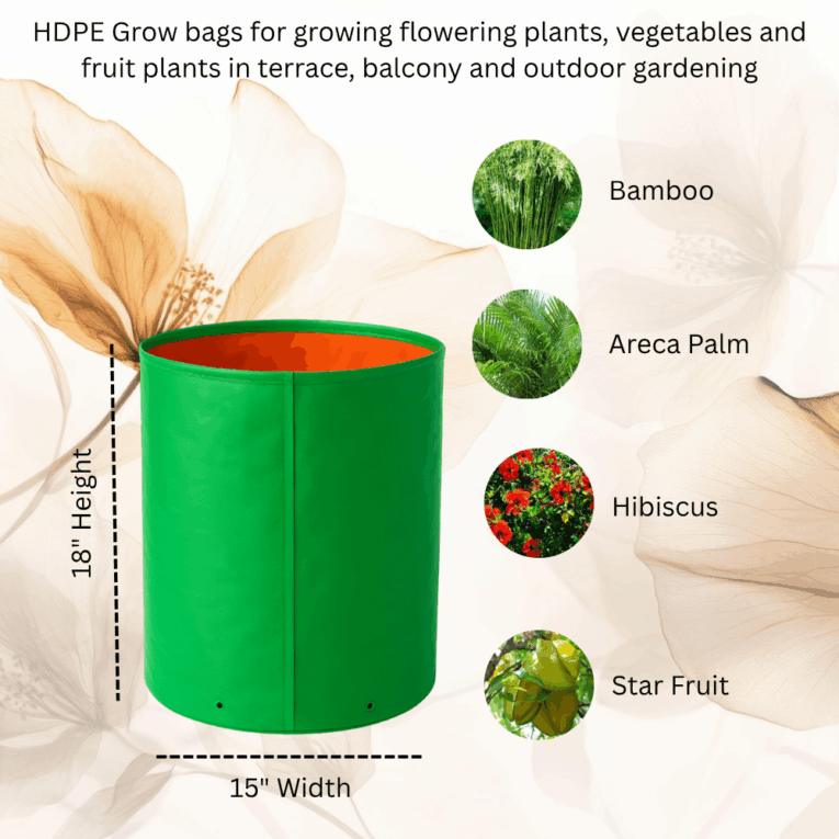 Plant suggestions for 15x18 grow bags