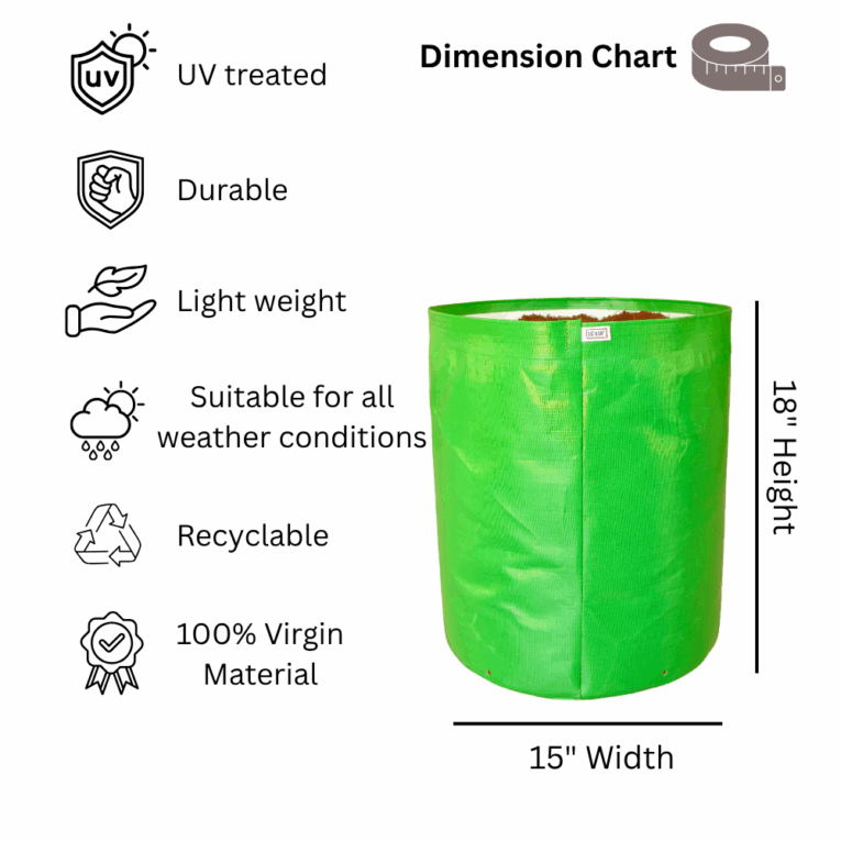 340 gsm HDPE grow bags online