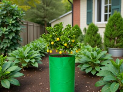 HDPE Round | Circular Grow Bag 15x24 Inch | 340GSM