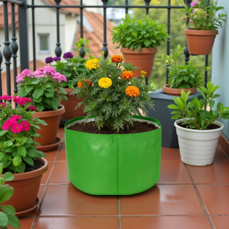 UV resistant 340 GSM grow bag for outdoor use