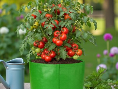 HDPE Round | Circular Grow Bag 18x12 Inch | 340GSM