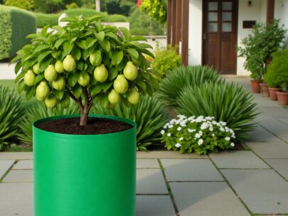 HDPE Round | Circular Grow Bag 18x24 Inch | 340GSM