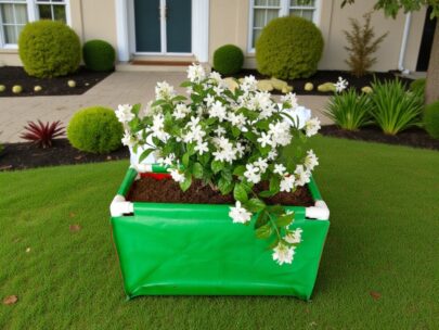 HDPE Rectangular Grow Bag 24"x12"x12" | 220GSM