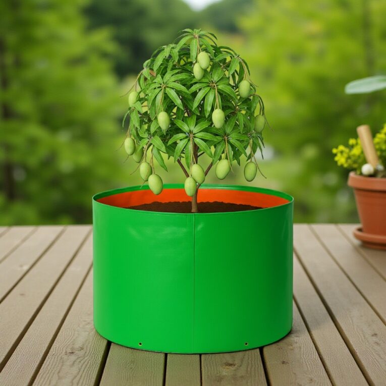 Large plant bags for urban gardening