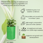 Home gardening grow bag