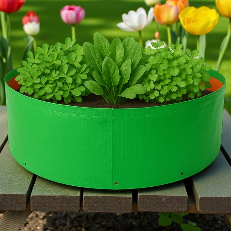 Reusable growing bags for plants