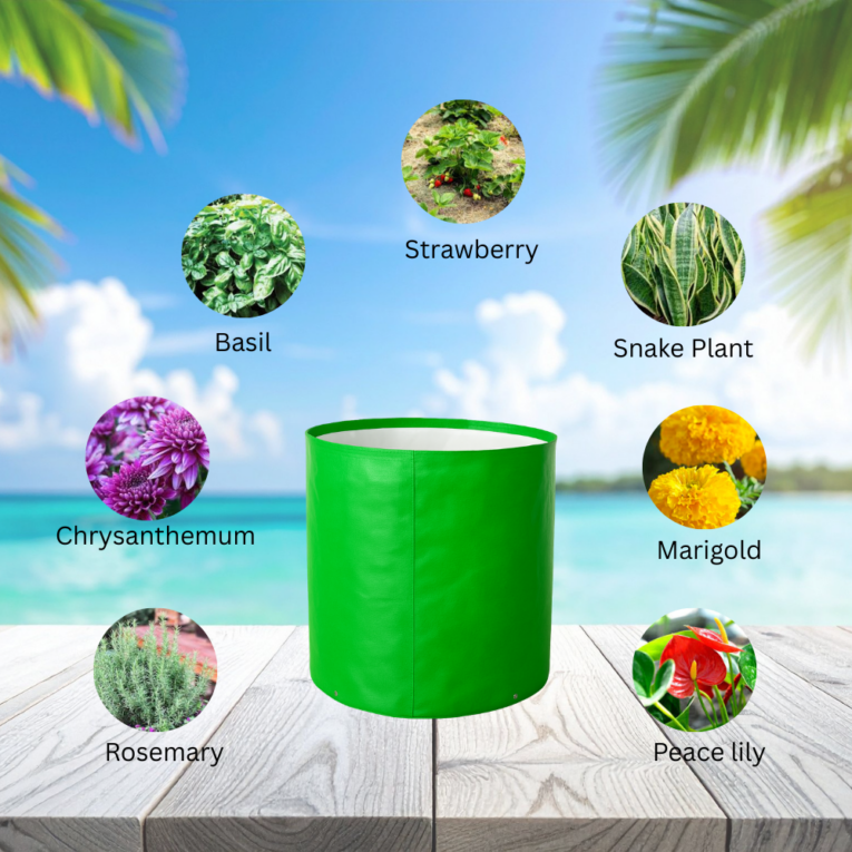 Home gardening grow bag