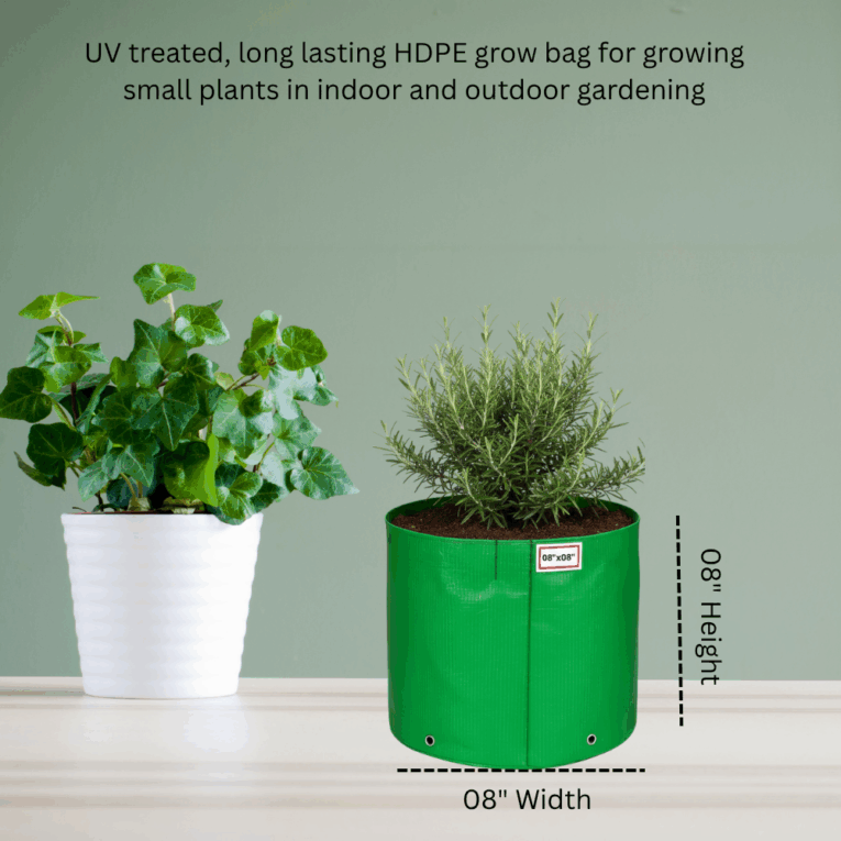 Plastic grow bags for plants
