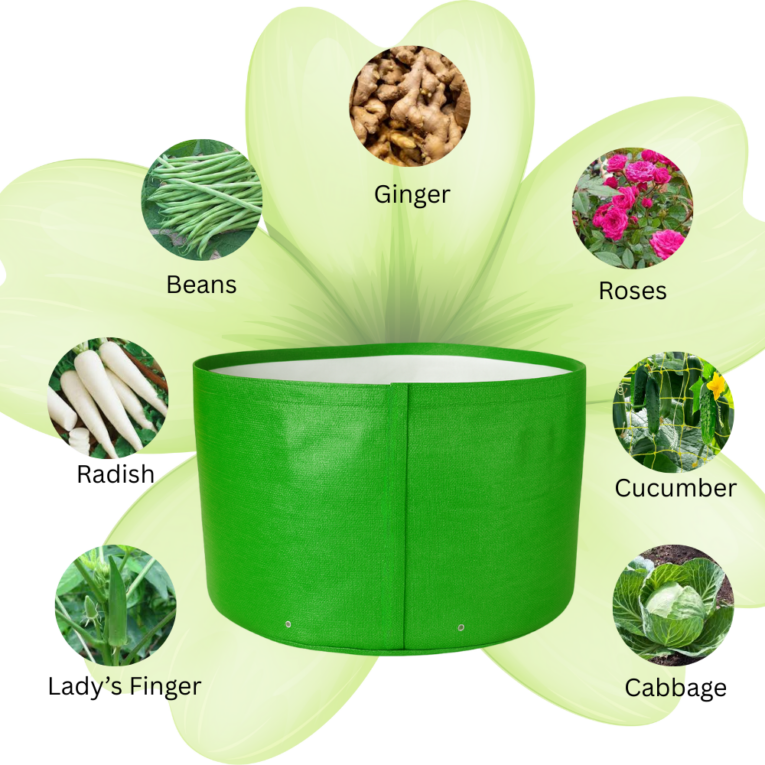 Grow bag for terrace gardening