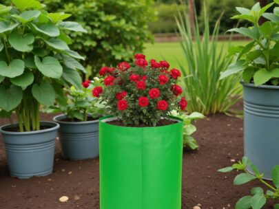 HDPE Round | Circular Grow Bag 15x15 Inch | 340GSM