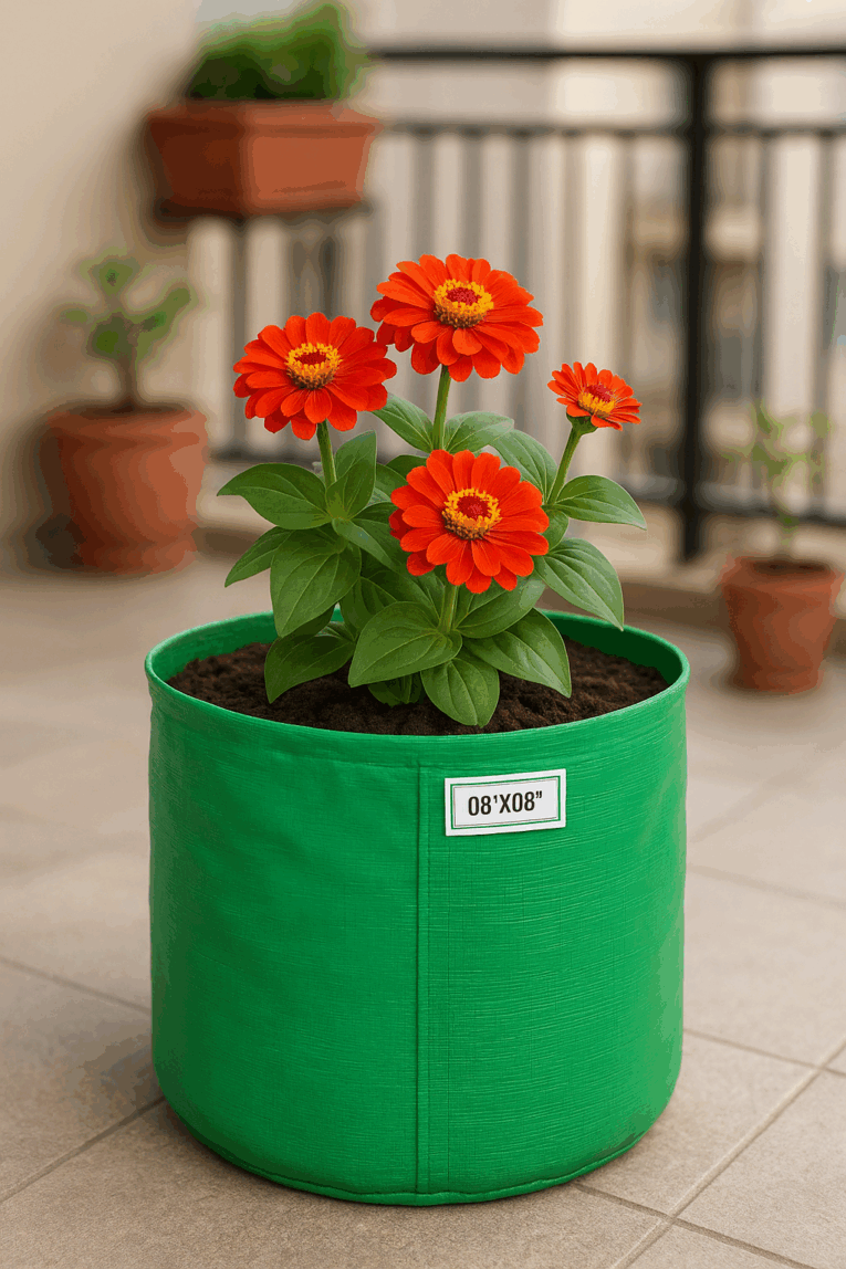 Reusable plant grow bag