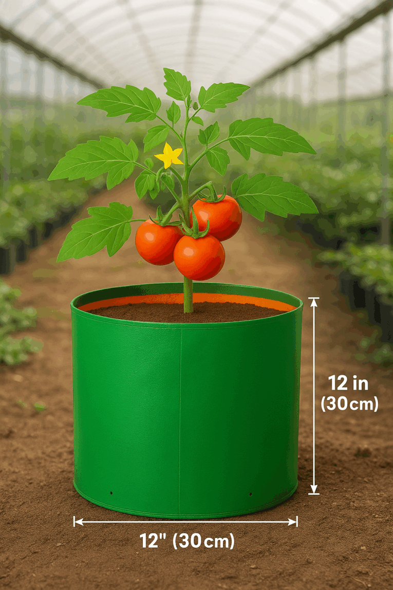HDPE Grow bag for terrace gardening