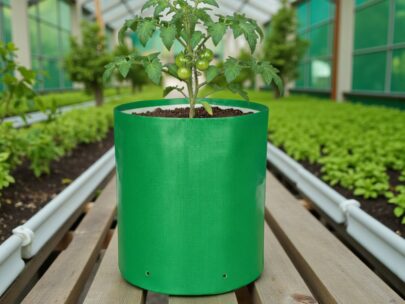 HDPE Round | Circular Grow Bag 09x12 Inch | 340GSM