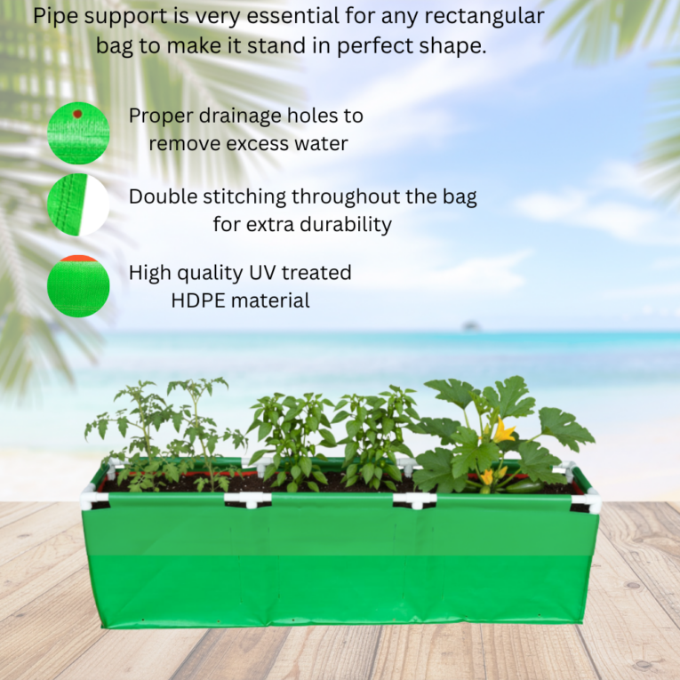 HDPE grow bags for tomato plants