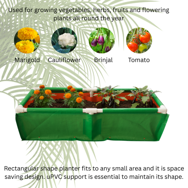 220gsm rectangular grow bag for vegetables