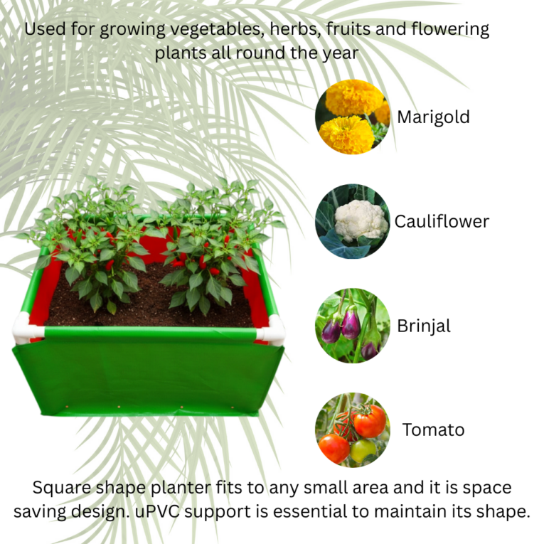 220 gsm grow bags for root vegetables