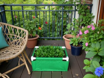 HDPE Rectangular Grow Bag 18"x12"x06" | 220GSM