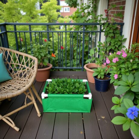 HDPE Rectangular Grow Bag 18"x12"x06" | 220GSM