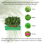 rectangular grow bags 220 gsm for flower plants