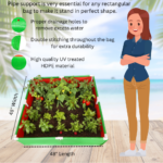 HDPE grow bags for terrace gardening