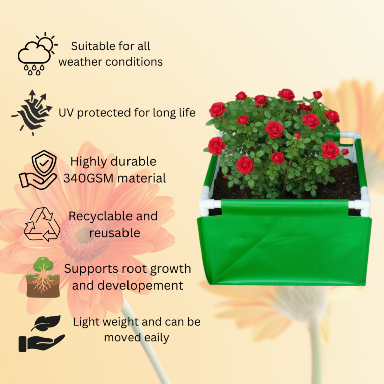 HDPE grow bags for chilli plants