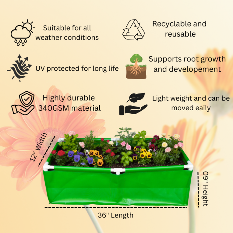 Reusable HDPE grow bags