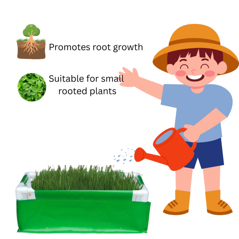 340 gsm grow bags for hydroponic and soil systems