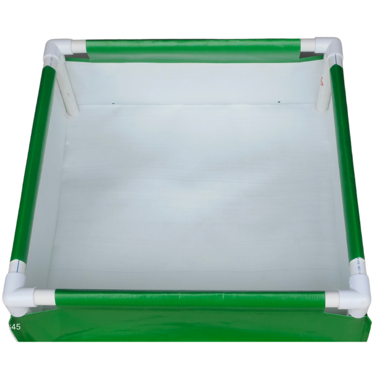 Drainage-friendly rectangular grow bag design