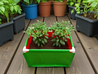 HDPE Square Grow Bag 24"x24"x12" | 220GSM
